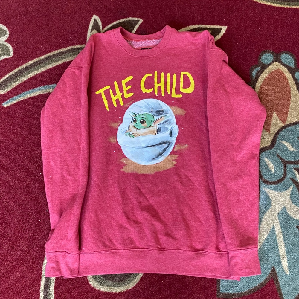 Star Wars Mandalorian Red Sweatshirt